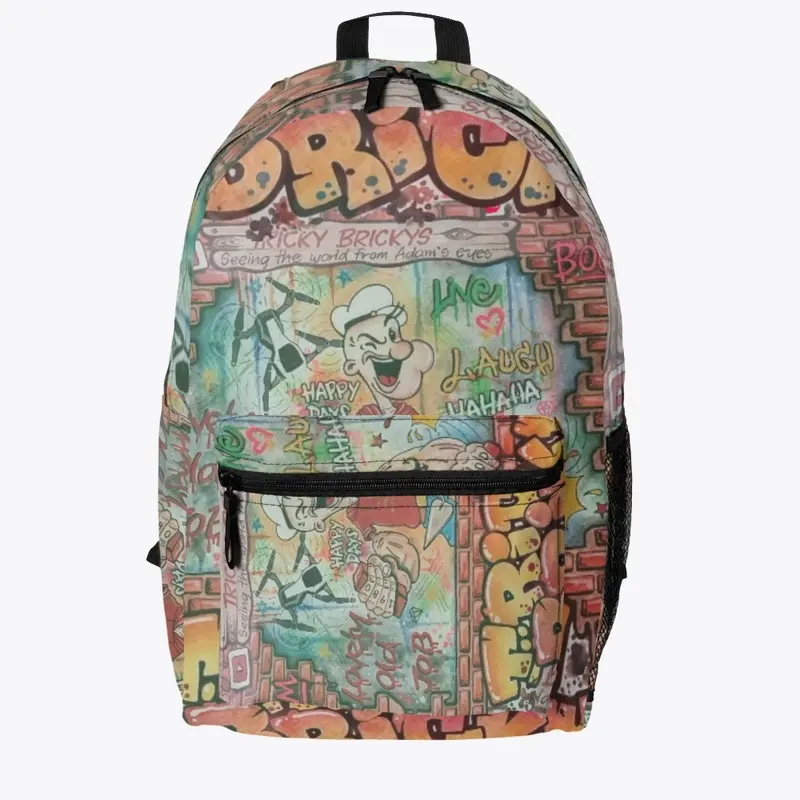 TRICKY BRICKY GRAFFITI BACK PACK